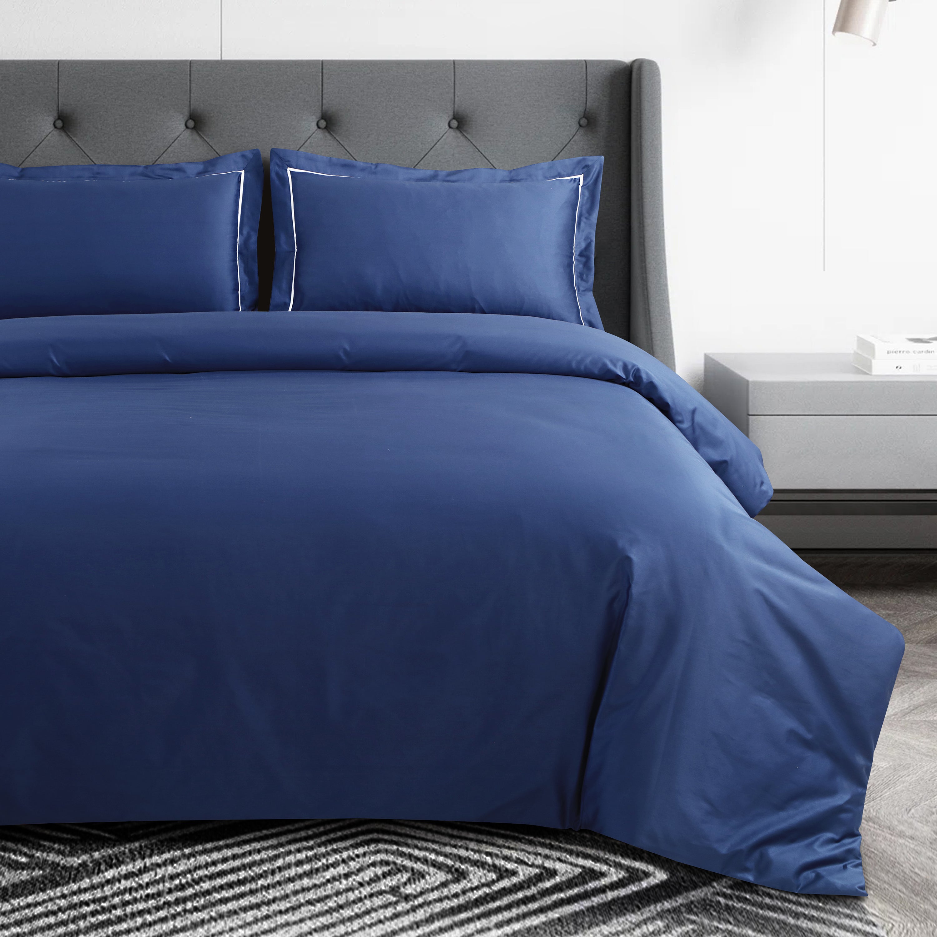 Vibrant Solid Blue Bedsheet