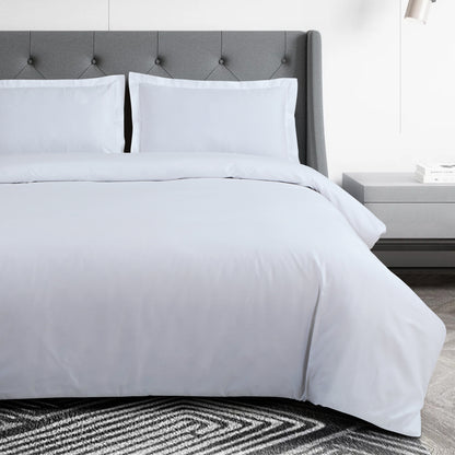 Vibrant Solid White Bedsheet