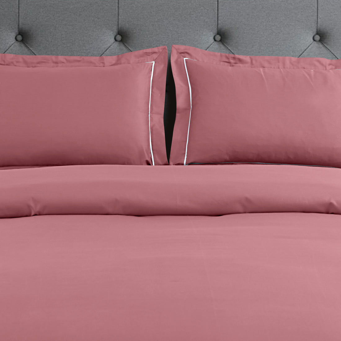 Vibrant Solid Rose Pink Bedsheet