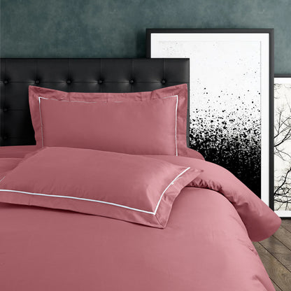 Vibrant Solid Rose Pink Bedsheet