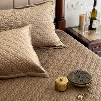 Oriental Champagne Gold Bedspread
