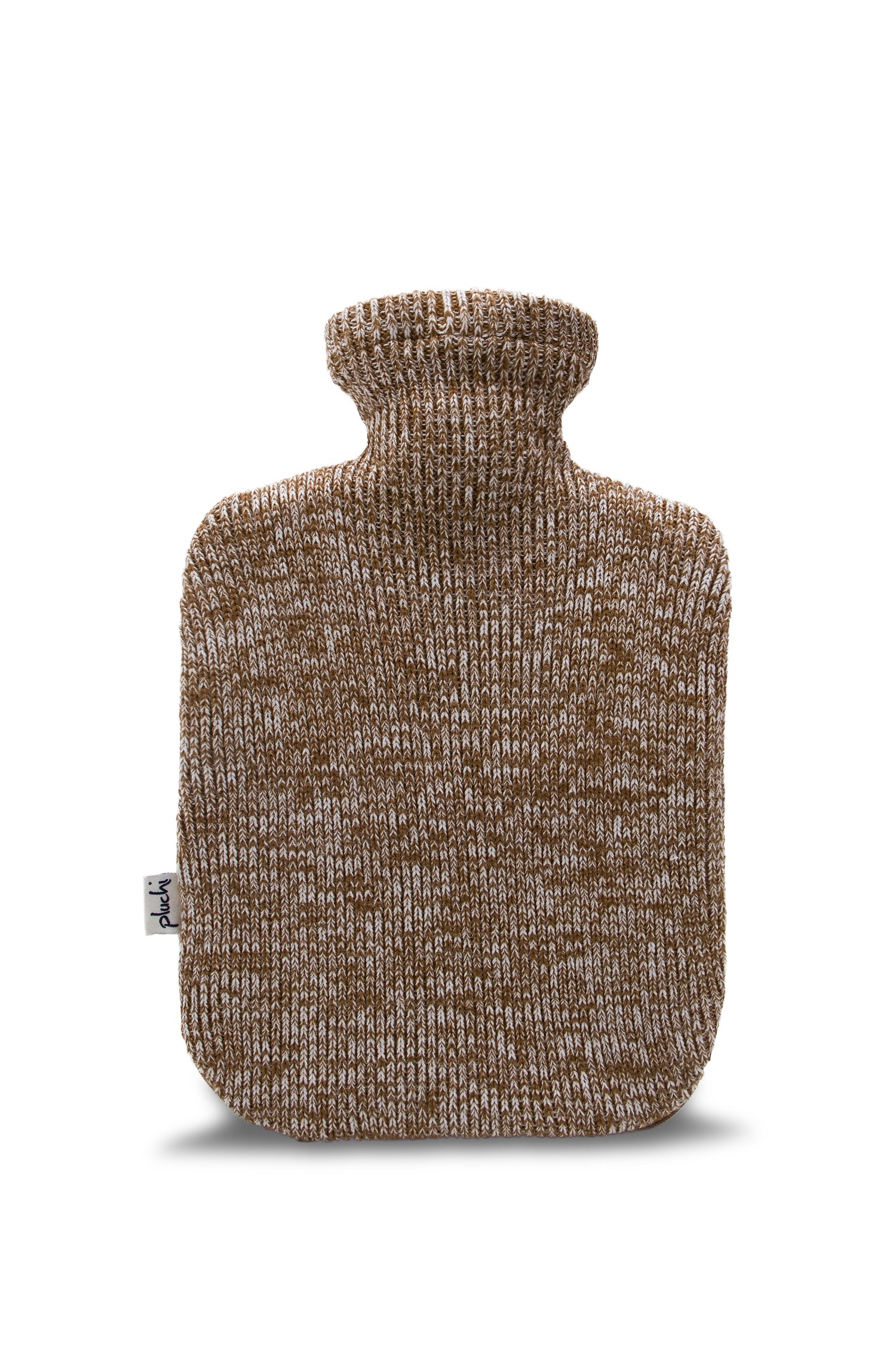 Ece - Dark Grey Melange Knitted Hot Water Bottle Cover