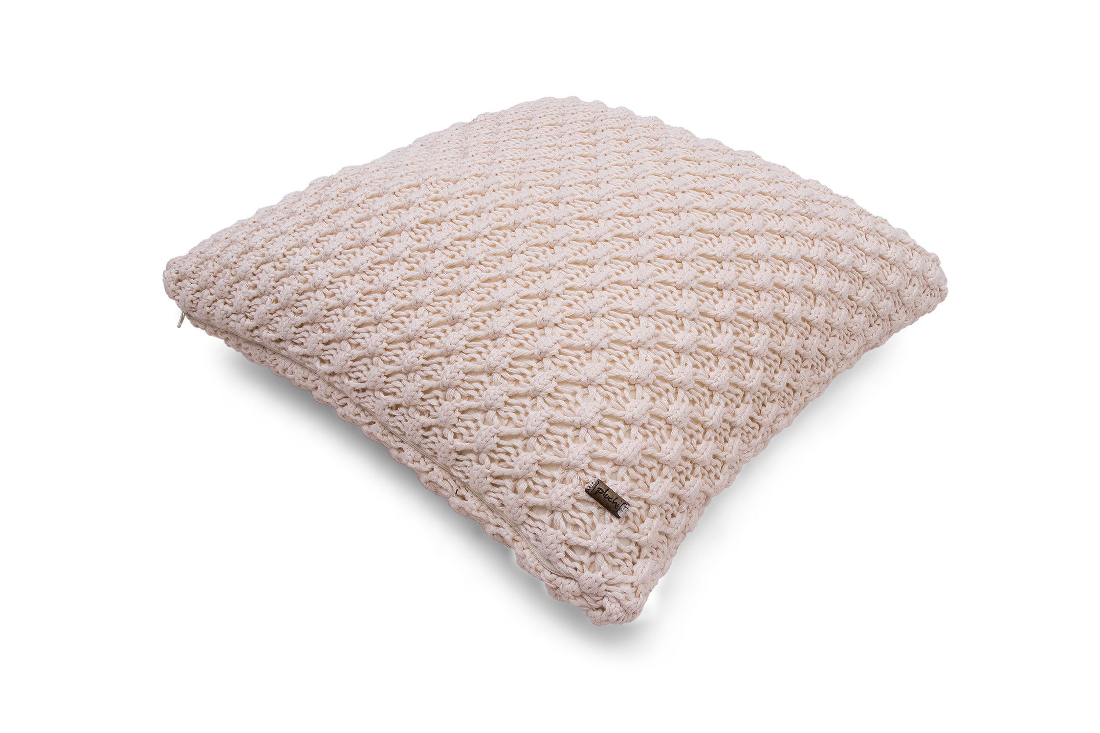 Popcorn - Natural Cotton Knitted Cushion Covers