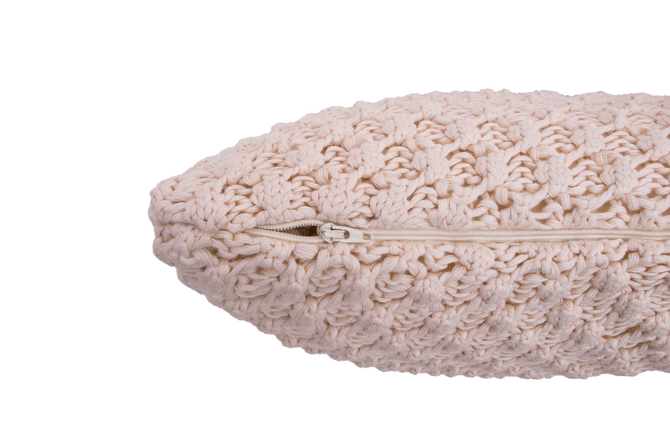 Popcorn - Natural Cotton Knitted Cushion Covers