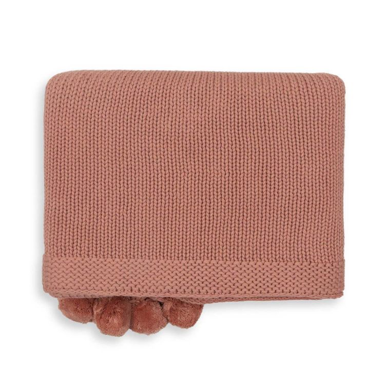 Jersey - Chunky Knit Coral Knitted Throw Blanket