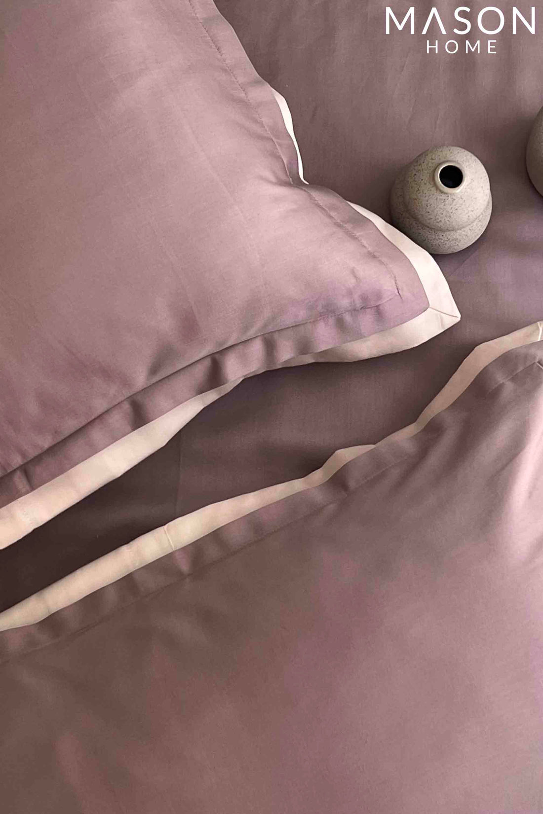 Old Rose Buff Duplex Bedsheet