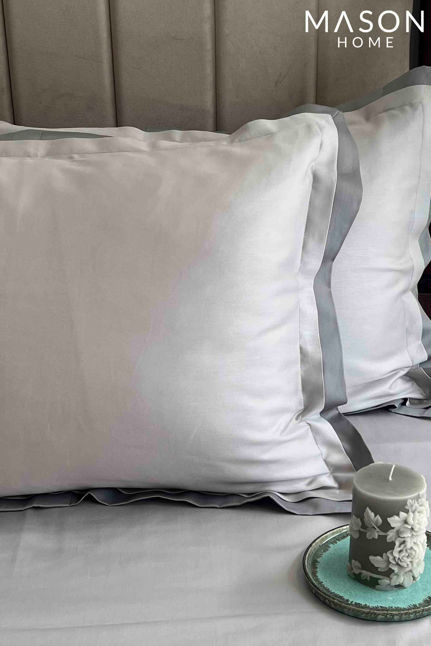 Pearl Grey Slate Duplex Bedsheet