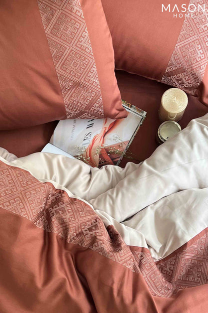 Arcane Terracotta Buff Dreams Duvet Cover