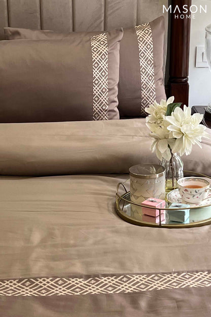 Classic Mocha Taupe Dreams Duvet Cover