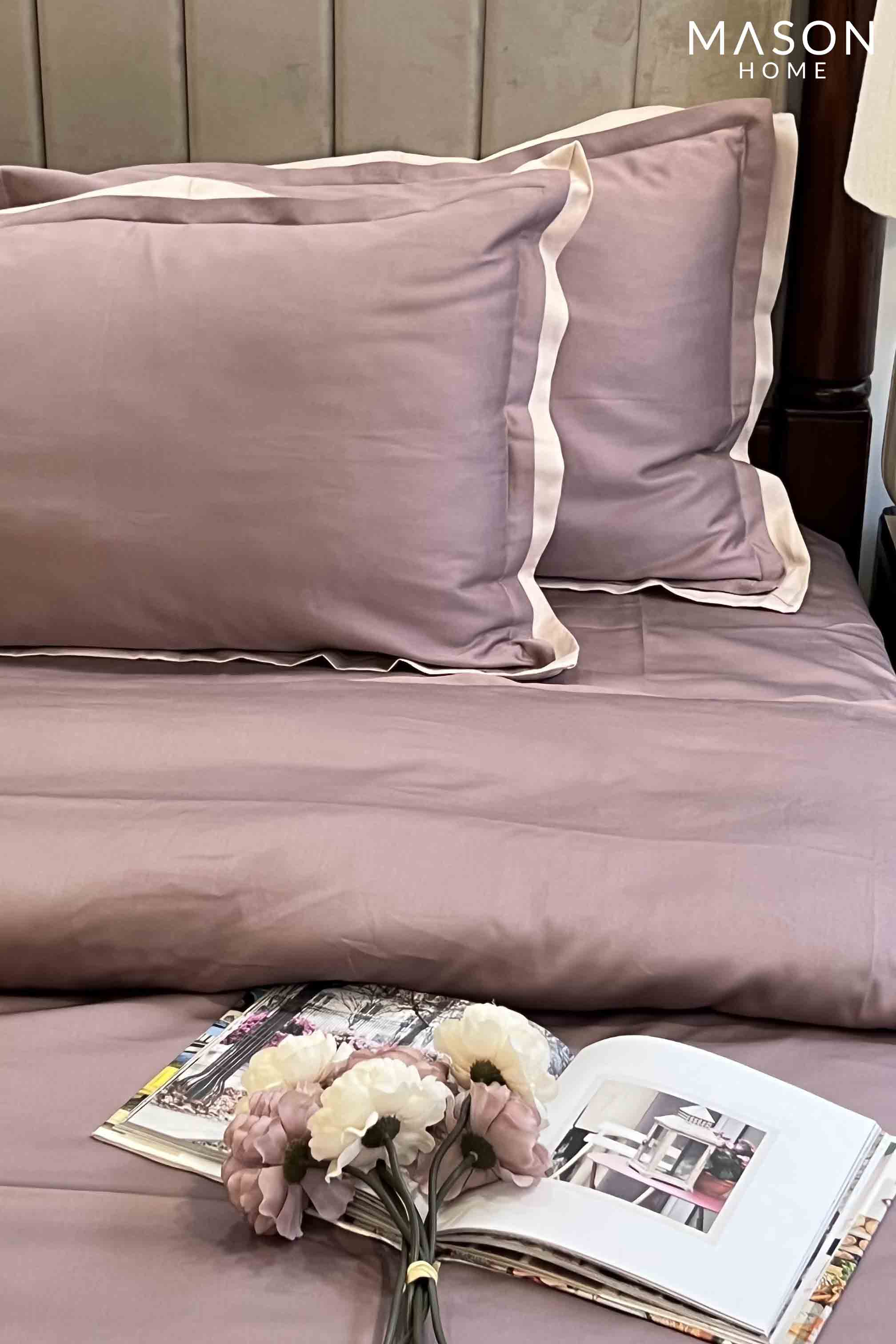 Old Rose and Buff Duplex Duvet Cover