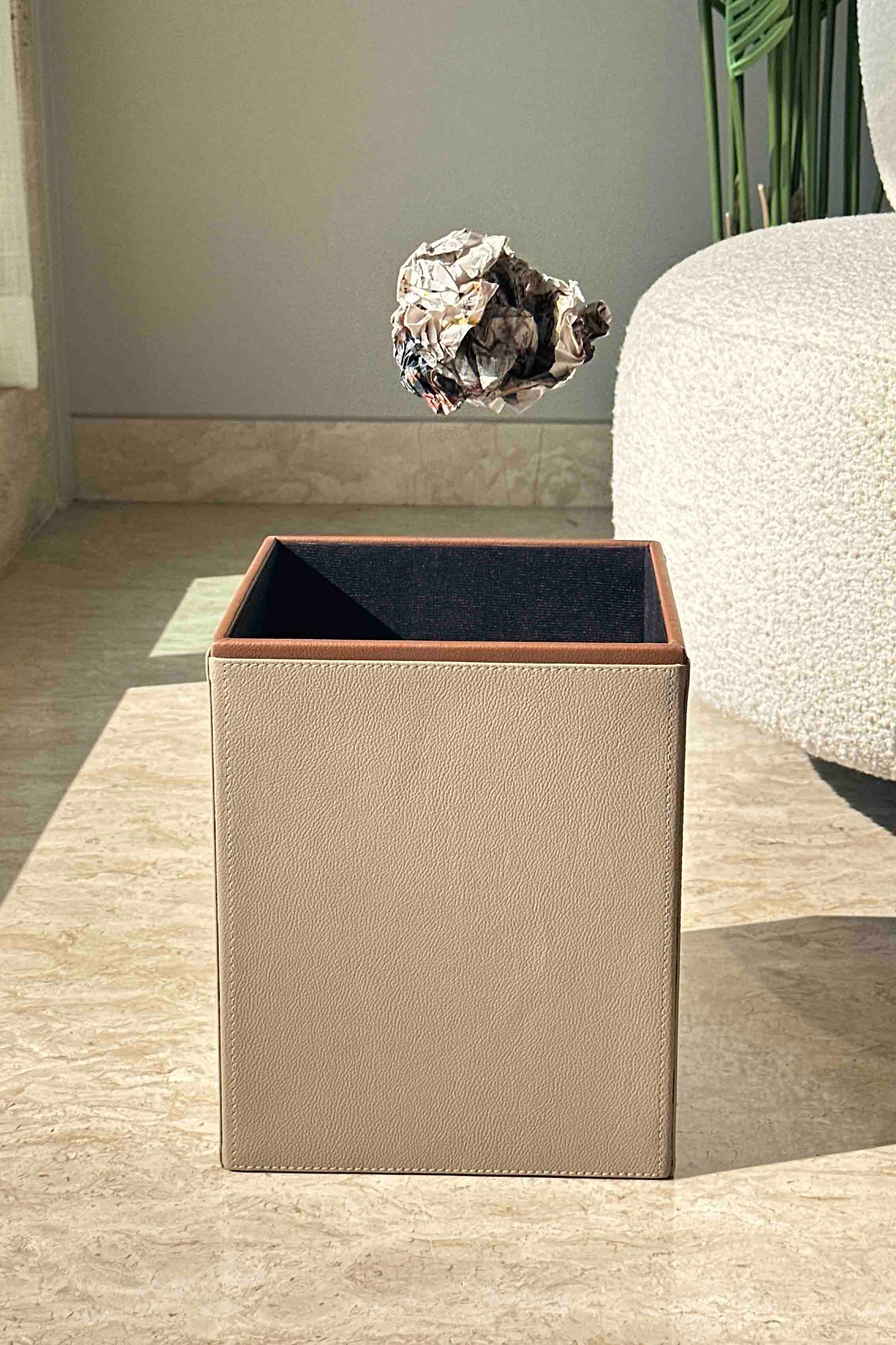 Naples Taupe Dustbin