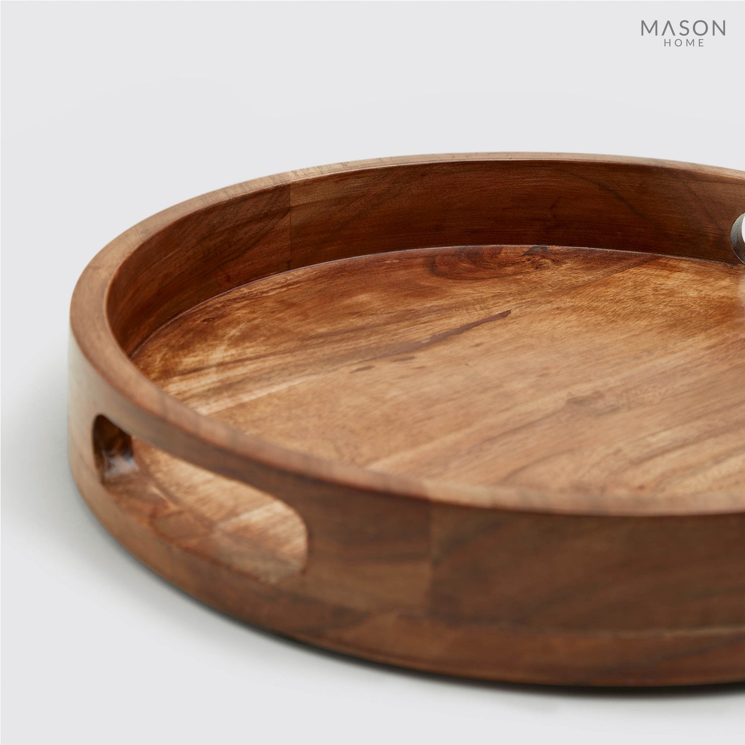 Basic Wooden 14&quot; Tray Natural