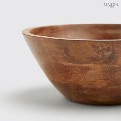 Basic Wooden 8&quot; Bowl Natural
