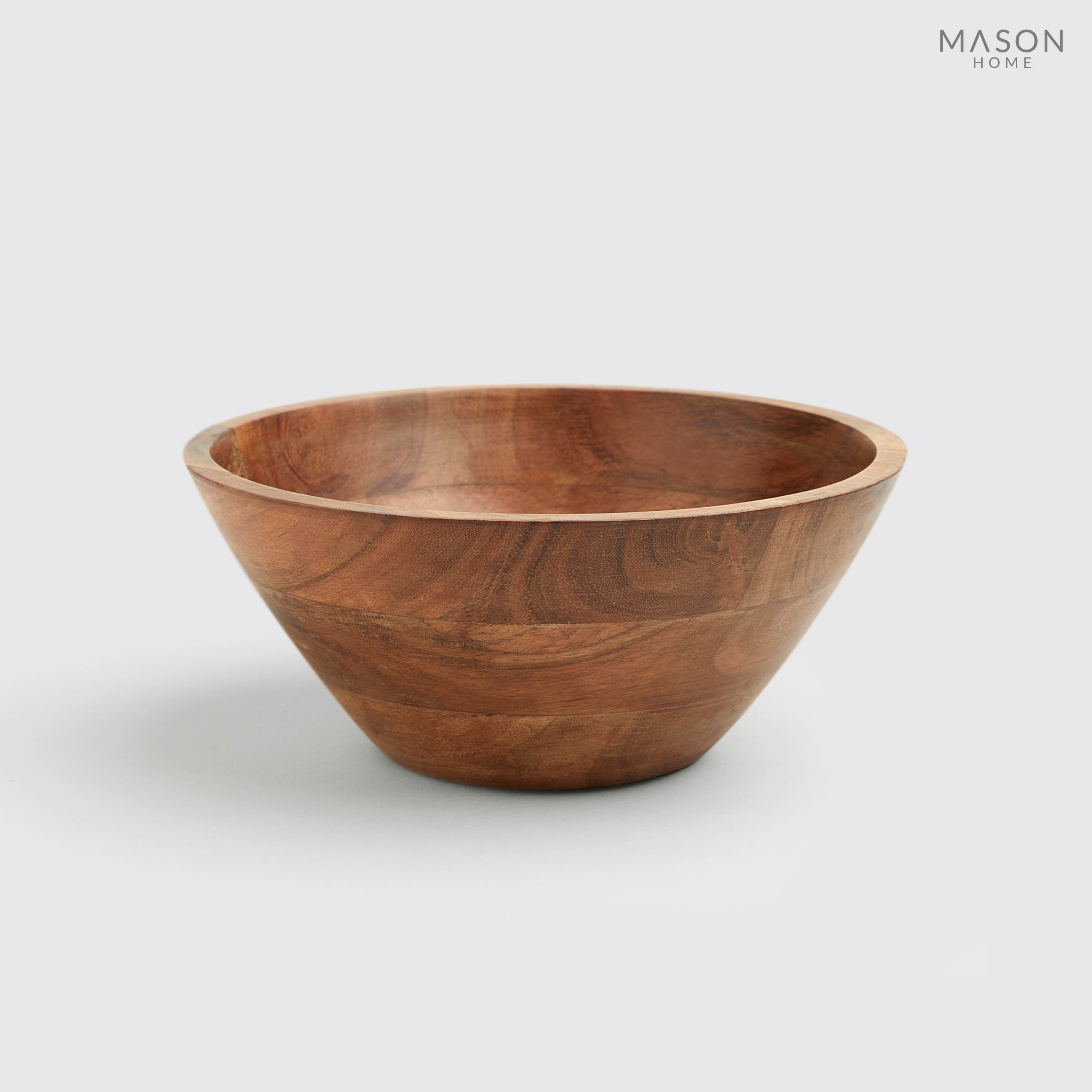 Basic Wooden 8&quot; Bowl Natural
