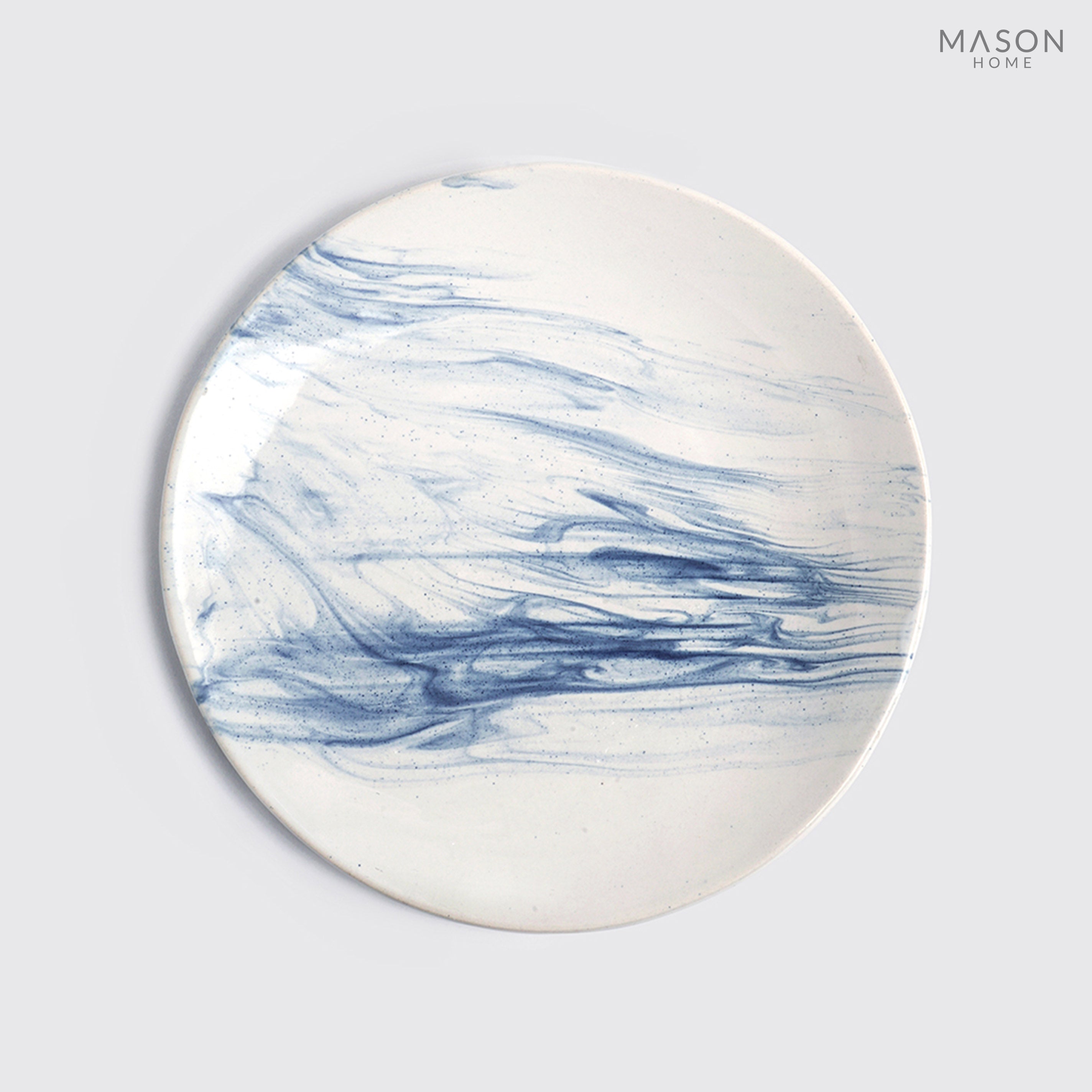 The Confluence Dinner Plate (Indigo)