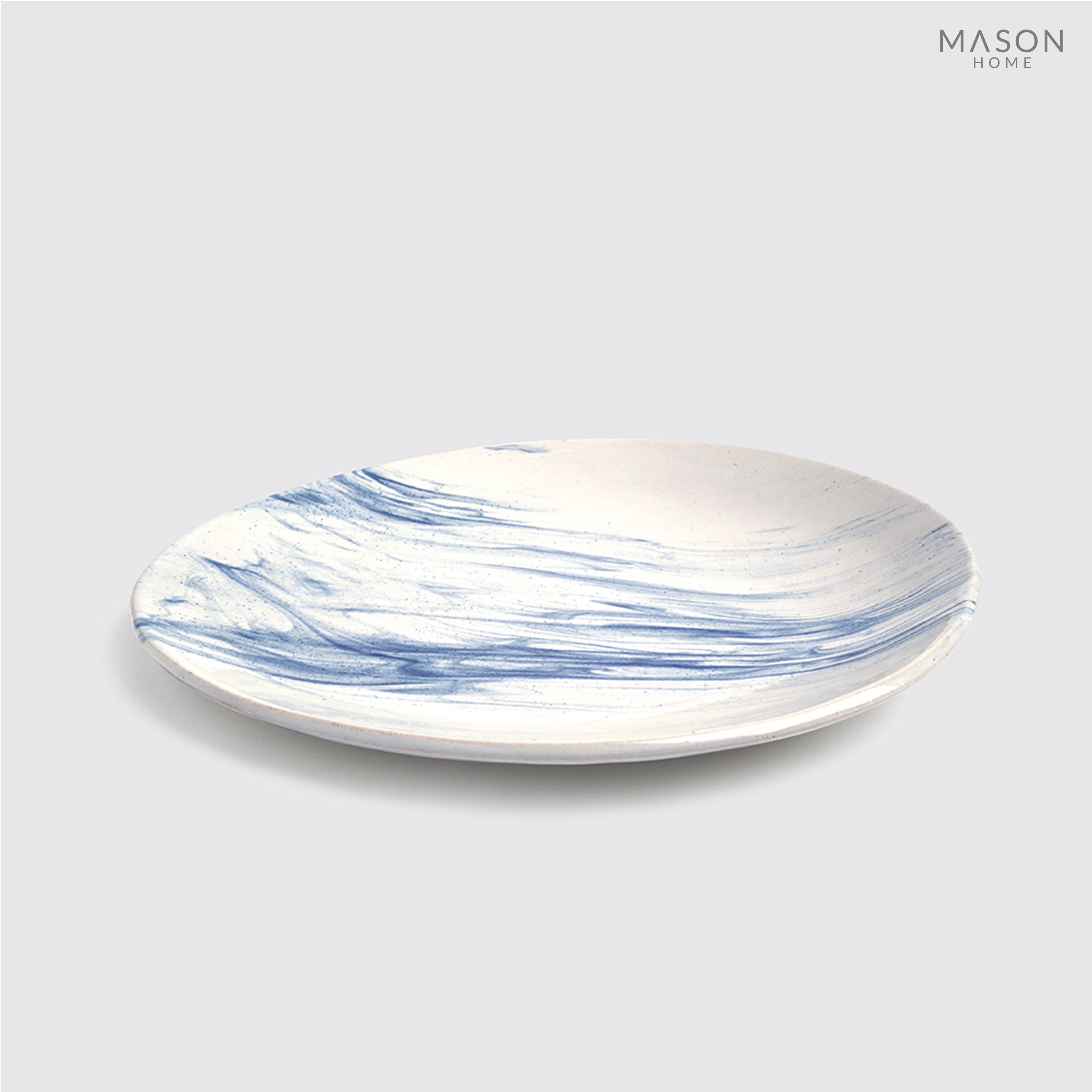 The Confluence Dinner Plate (Indigo)