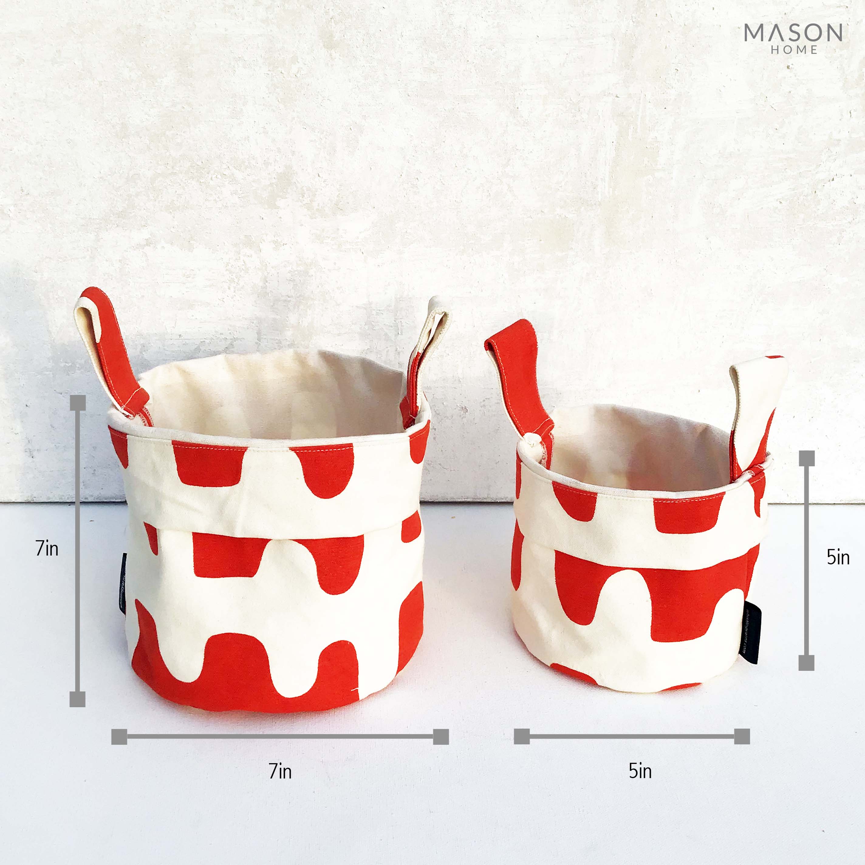 Canvas Buckets - Candy Waves - Pack Of 2