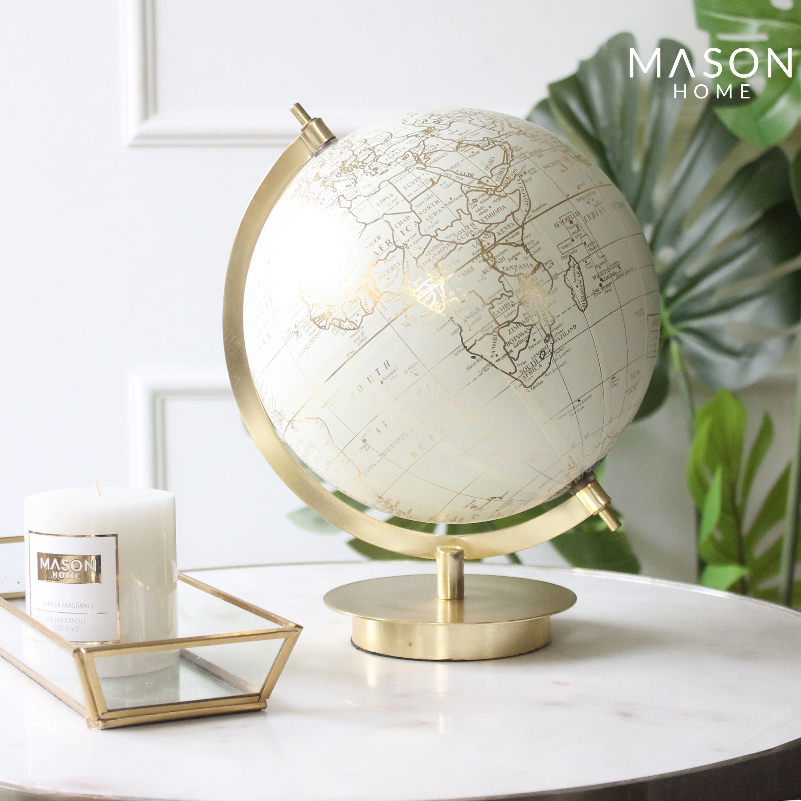 FINN GLOBE WHITE - Mason Home by Amarsons - Lifestyle &amp; Decor